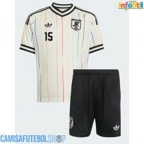 Camisa de time de futebol Japão Daichi Kamada #15 Replicas 2º Equipamento Infantil Mundo 2026 Manga Curta (+ Calças curtas)